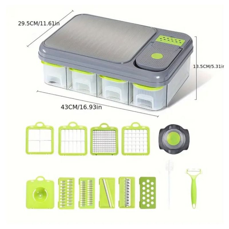 Comprar Estacion De Preparacion Mandolina 28en1 en Electroshopy